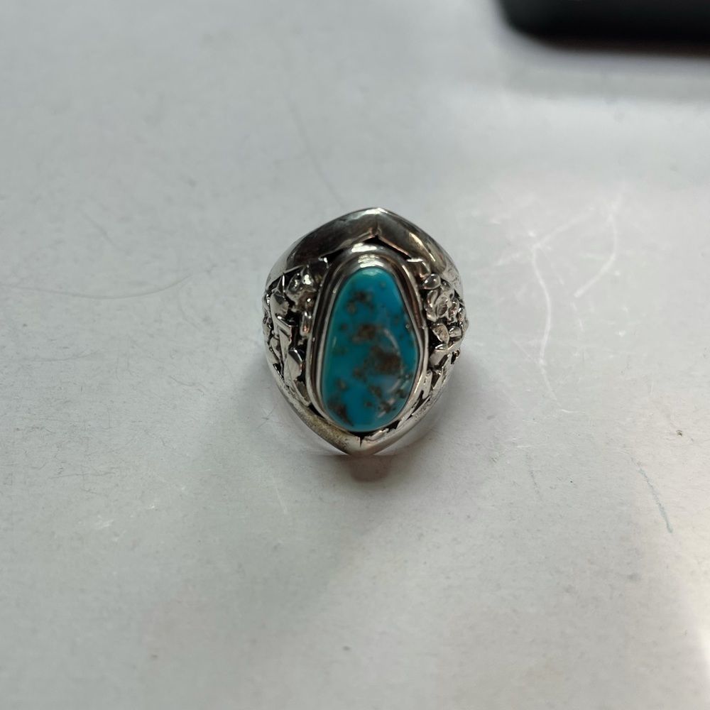 Sterlingsilver Turquoise South Western Design Ring